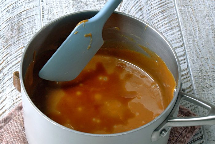 Mix in vanilla and stir