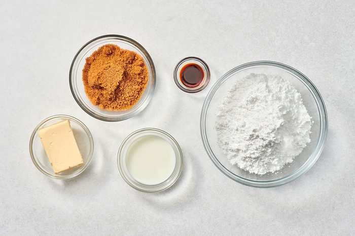 Ingredients for Caramel Frosting