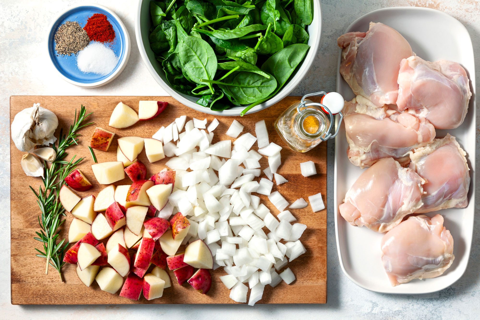 Sheet Pan Chicken And Veggies Ingredients