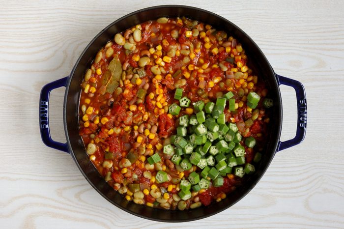 Adding okra to succotash