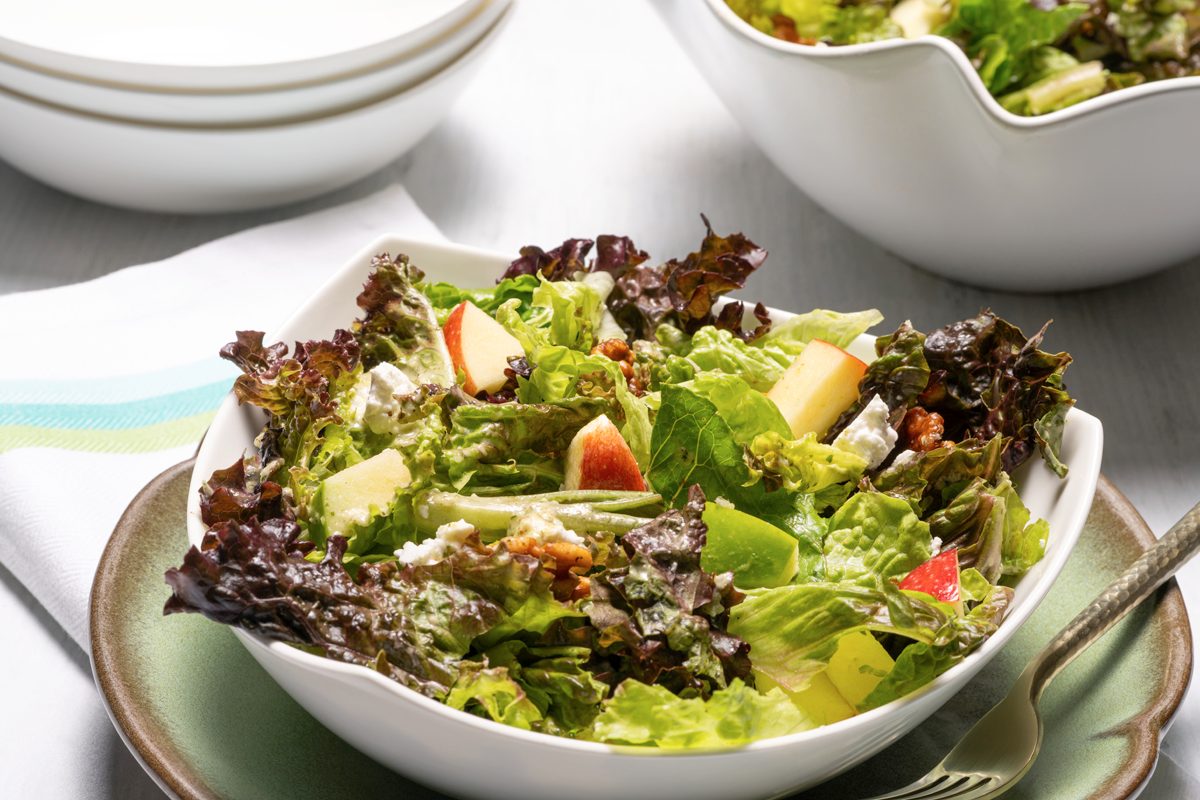 Apple Feta Salad bowl