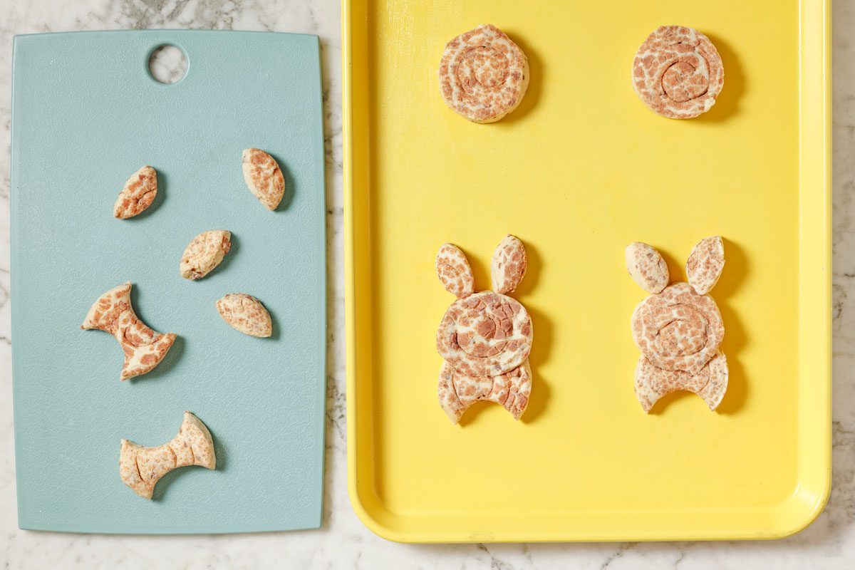 Assembling ears, bodies, and bow ties