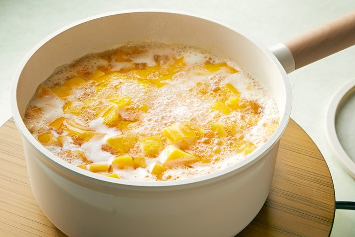 Place squash in a large saucepan; add water to cover; Bring to a boil; Cook covered 8 to 10 minutes or until tender