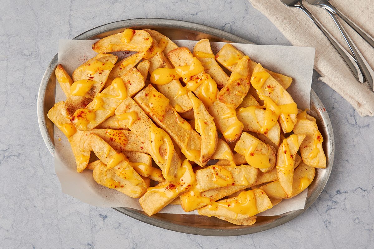 Cheese fries recipe by Taste of Home