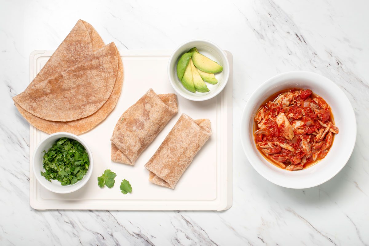 Chicken Avocado Wraps