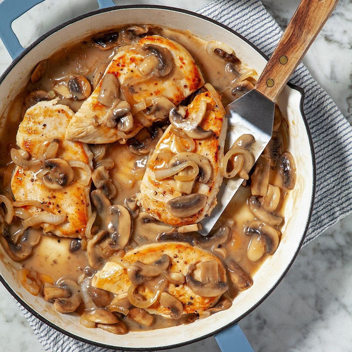 Chicken with Mushroom Sauce