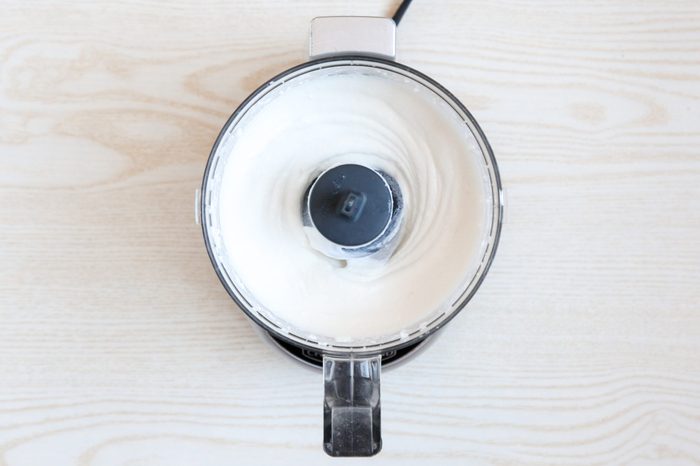 Blending cottage cheese for mac and cheese