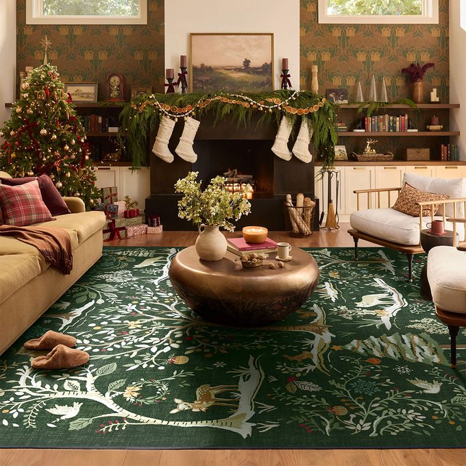 Elwood Forest Green Rug