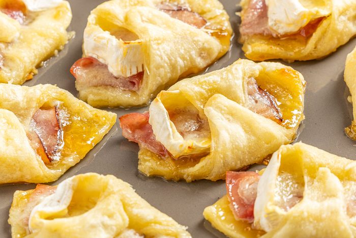 Taste of Home Ham and Cheese Puff Pastry photo of the finished recipe.