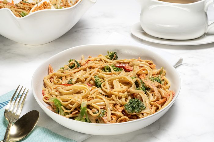 Peanut Butter Noodles served