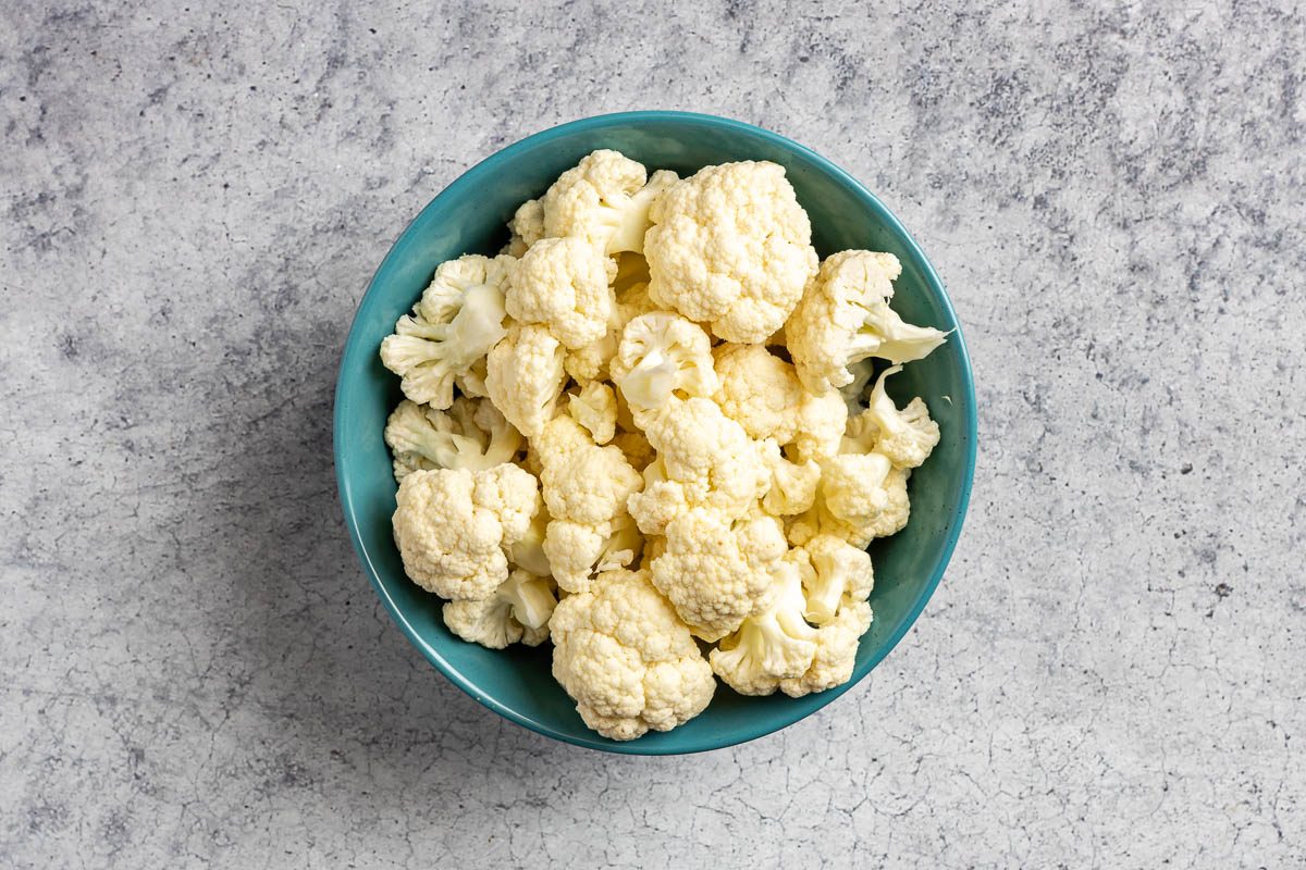 Taste of Home Roasted Cauliflower Soup photo of the cauliflower florets.