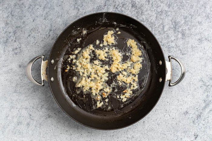 sauteed onion and flour mixture.