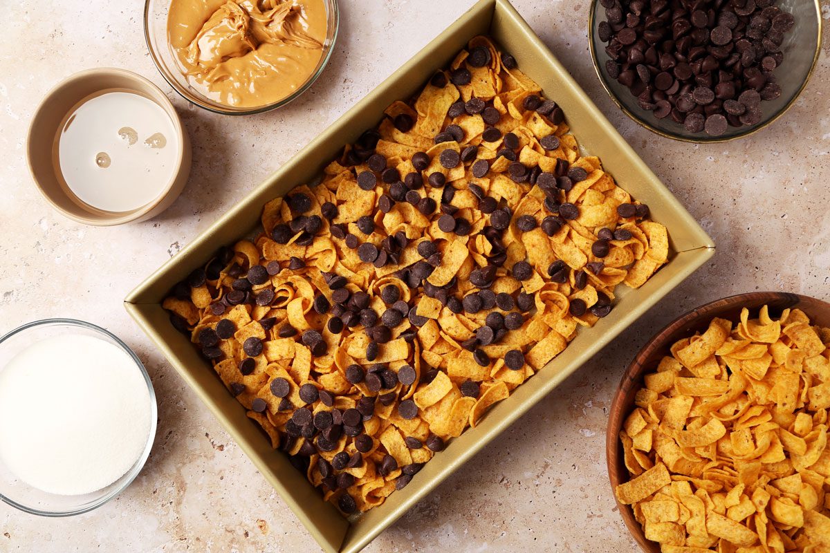 Process of making Taste of Home's Pumpkin Juice in a beige marble surface.