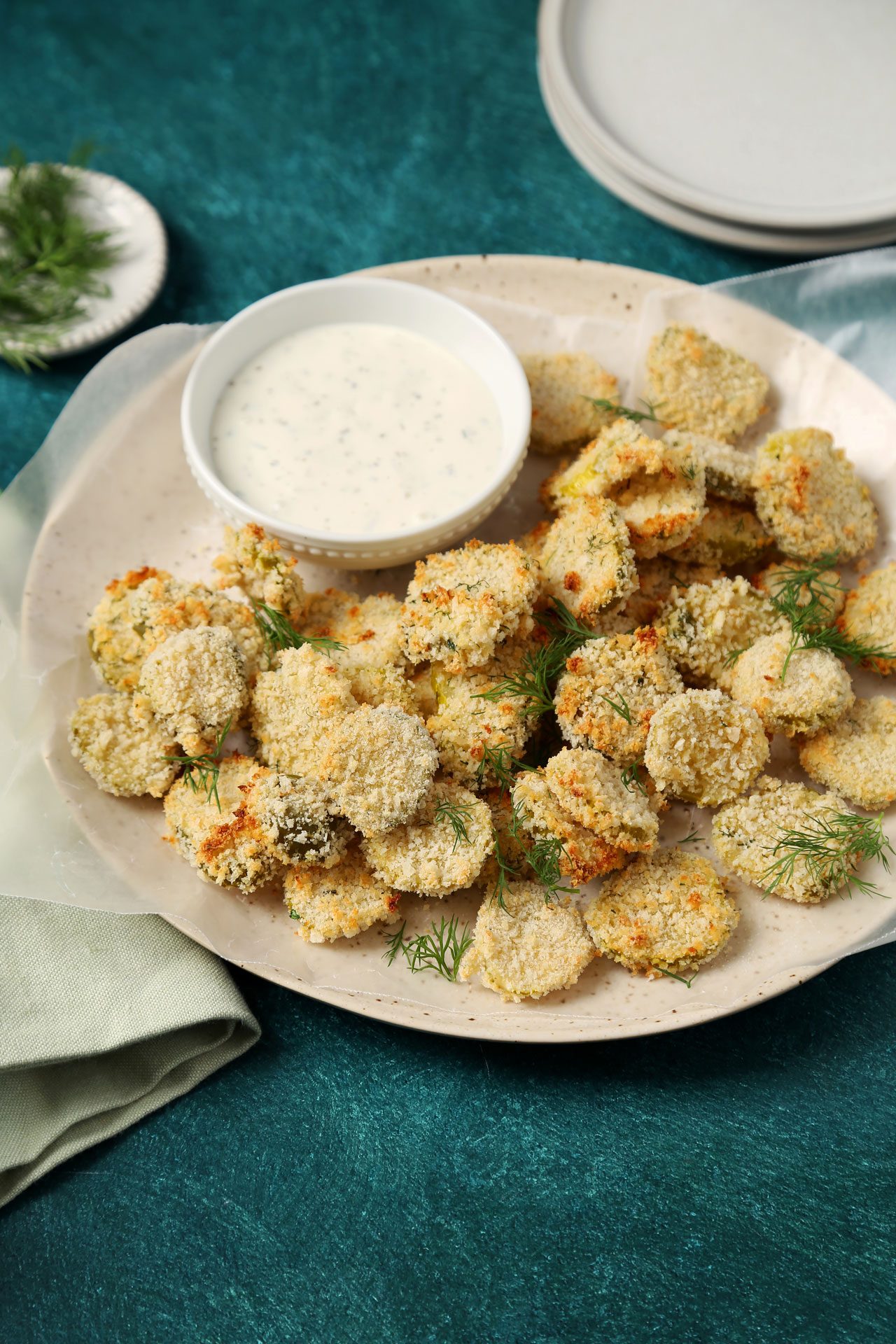 Oven Fried Pickles