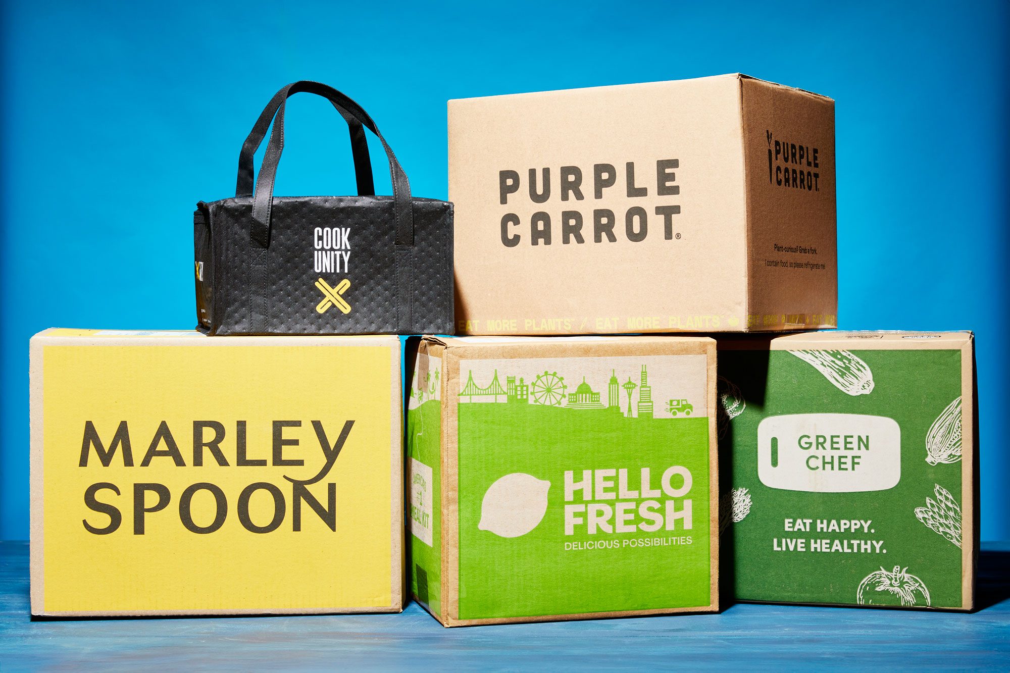 Cook Unity vs Purple Carrot vs Marley Spoon vs Hello Fresh vs Green Chef