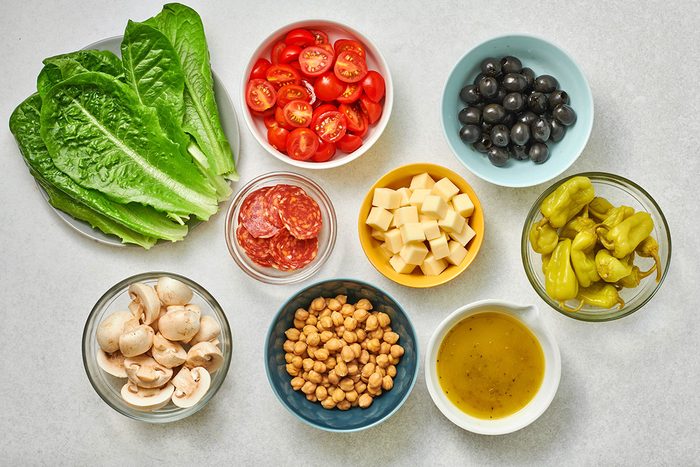 Ingredients for Antipasto Platter