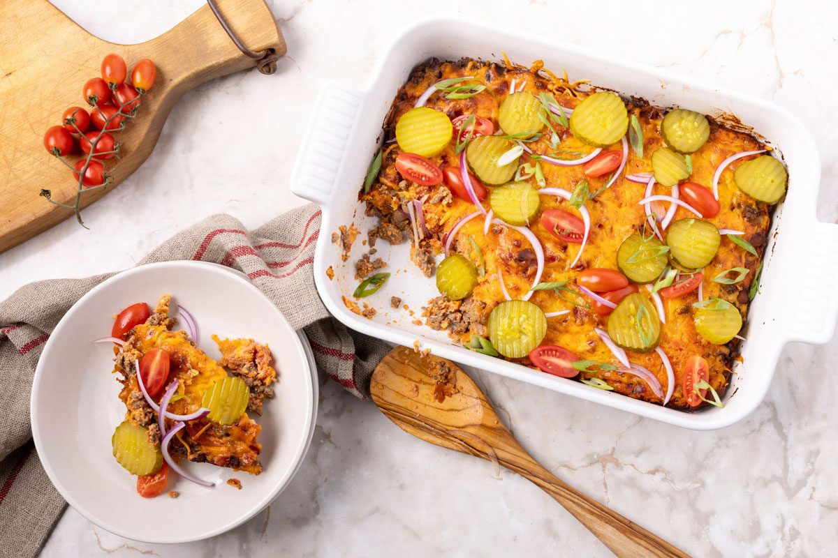 Taste of Home Bacon Cheeseburger Casserole (271928)