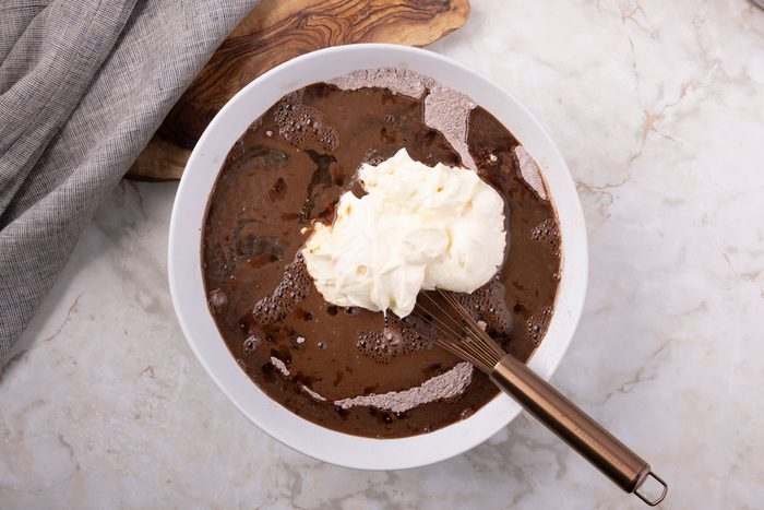 Step 2 of Taste of Home Chocolate Ganache Cake