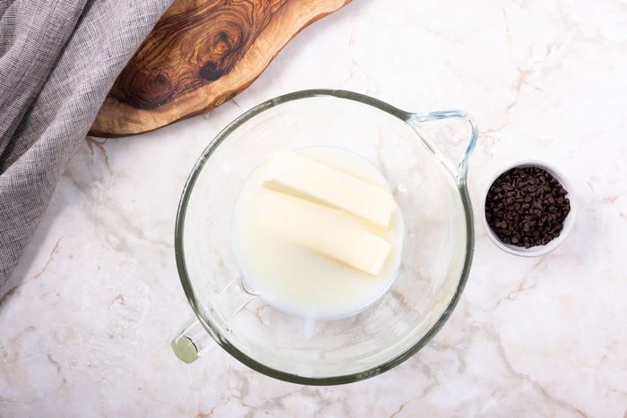 Step 3 of Taste of Home Chocolate Ganache Cake