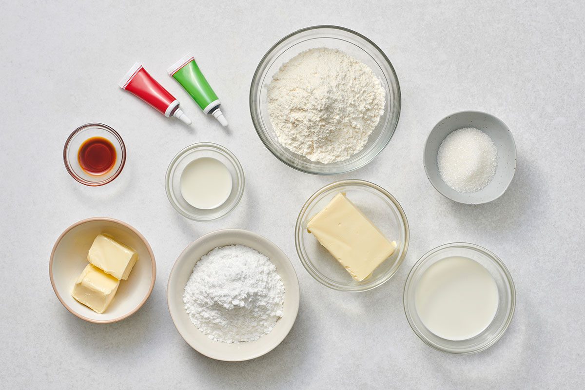 Ingredients for Cream Wafers