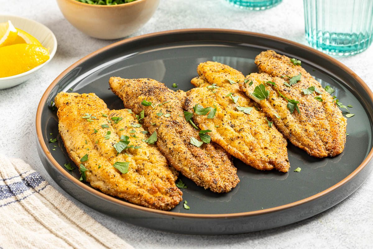 Taste of Home Grilled Catfish photo of the finished recipe.