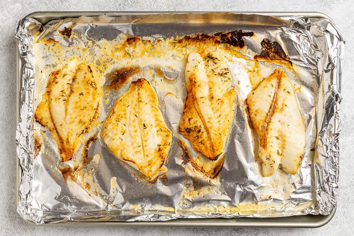 Taste of Home Grilled Orange Roughy photo of the cooked fish.