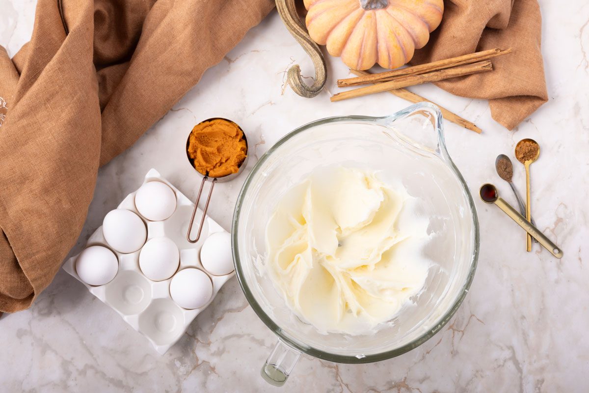 Step 3 of Taste of Home Pumpkin Cheesecake Bars