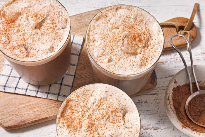 Pumpkin Cream Cold Brew served in glasses