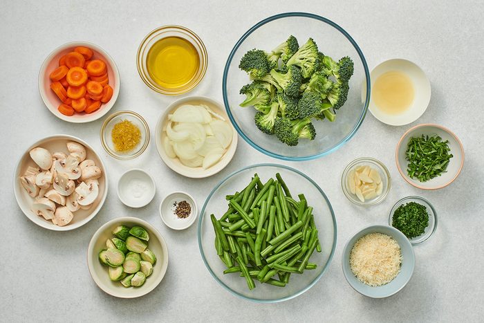 Ingredients for Roasted Vegetable Medley