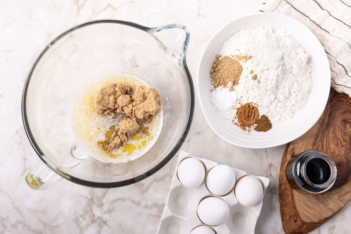 Step 1 of Taste of Home Soft Gingersnap Cookies