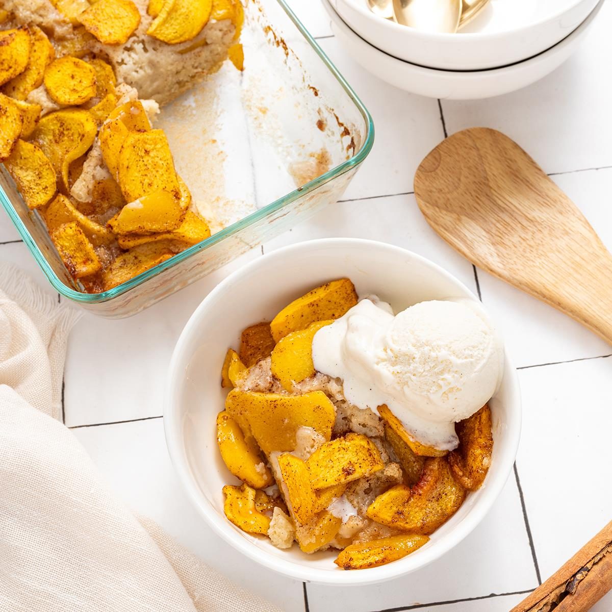 Vegan Peach Cobbler