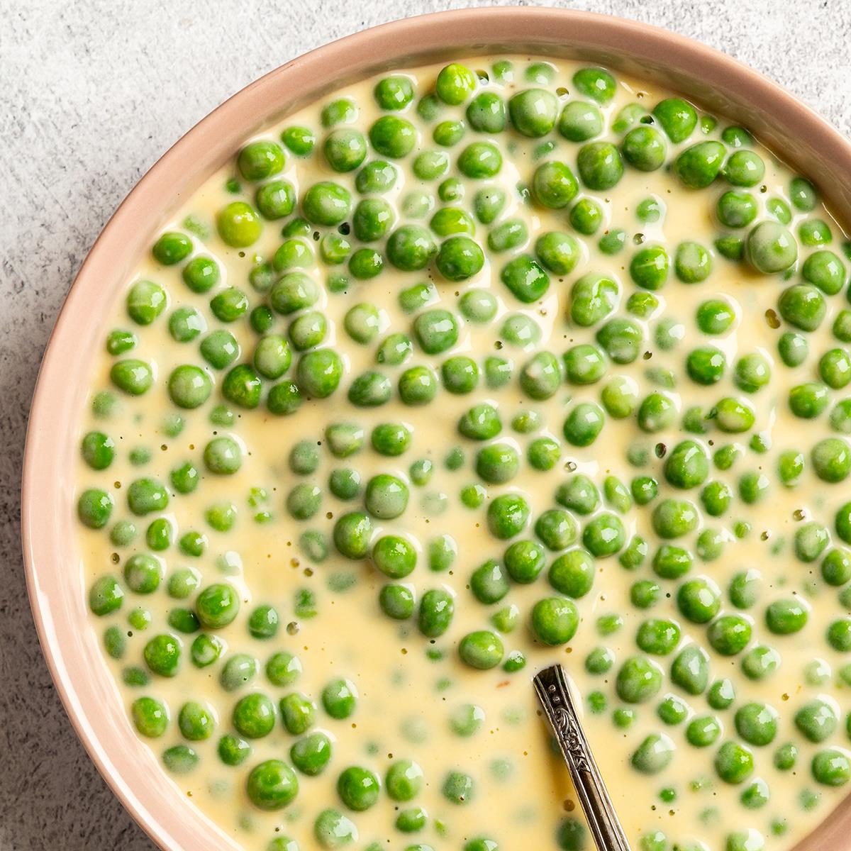 Peas in Cheese Sauce