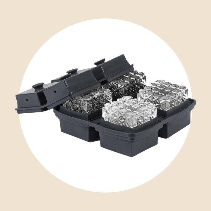 Faceted Etched Ice Cubes Sil Ecomm Via Williams Sonoma.com 