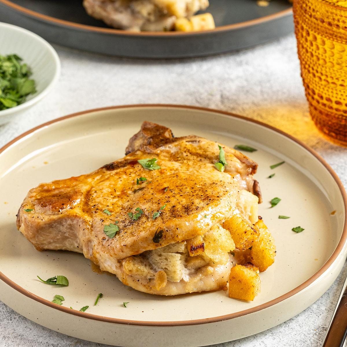 Apple-Stuffed Pork Chops