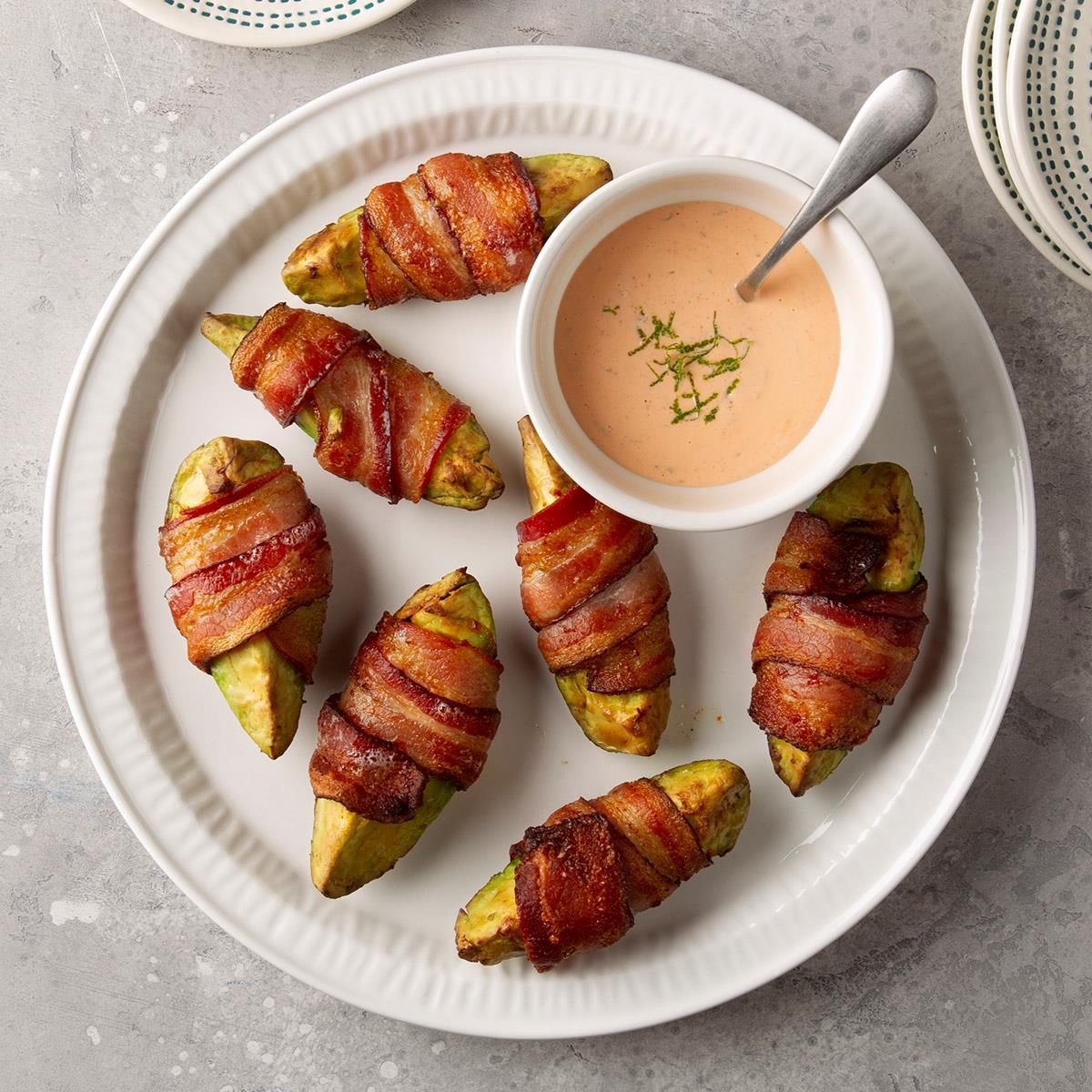 Bacon-Wrapped Avocado Wedges