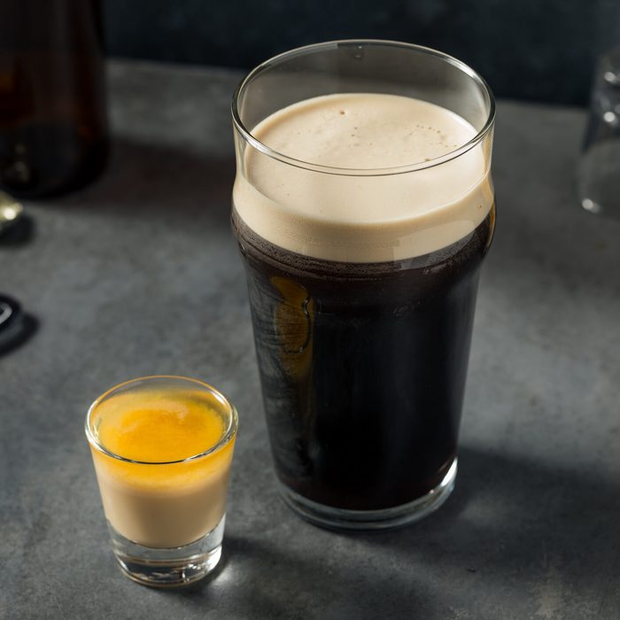 Boozy Irish Bomb Shot Cocktail