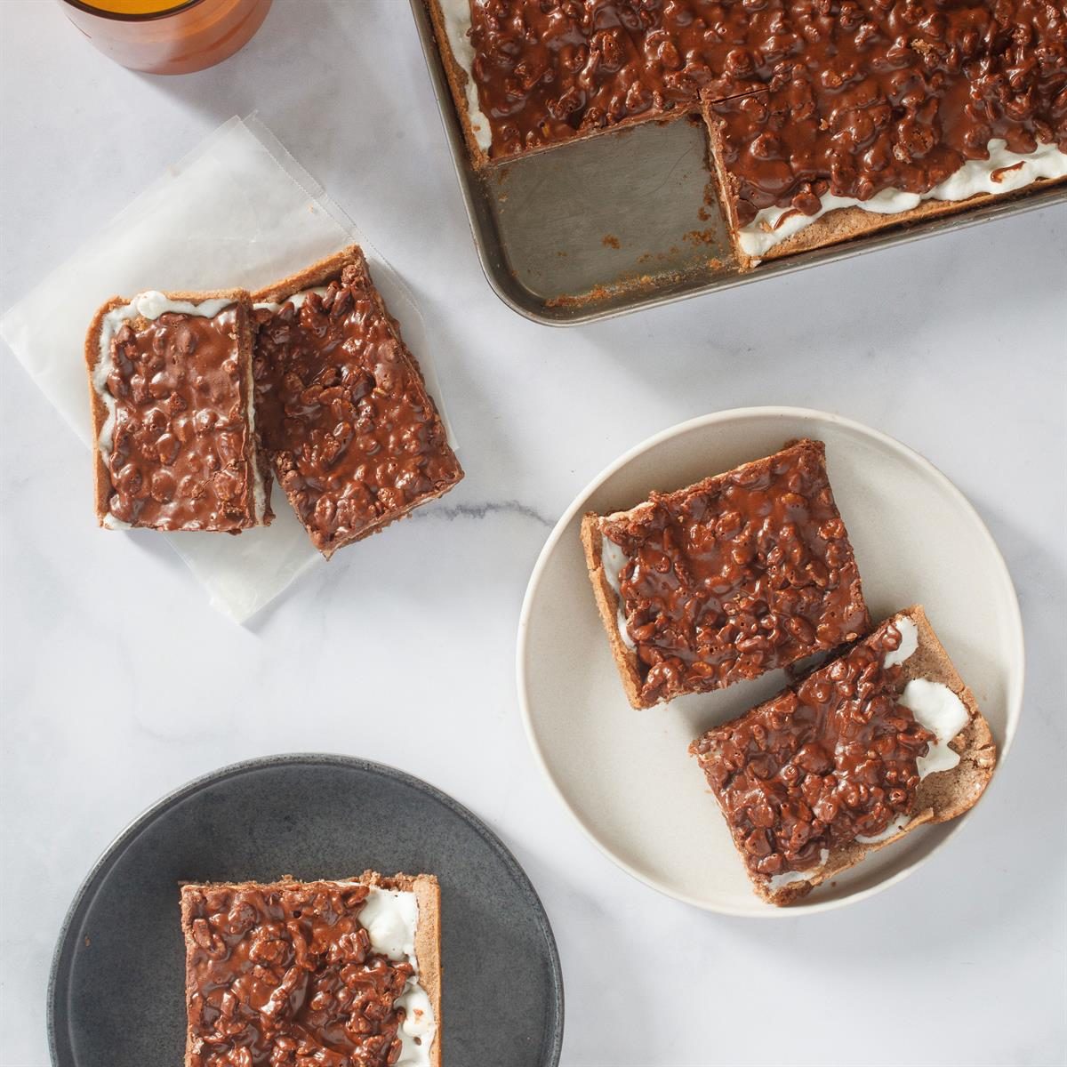 Marshmallow Chocolate Bars