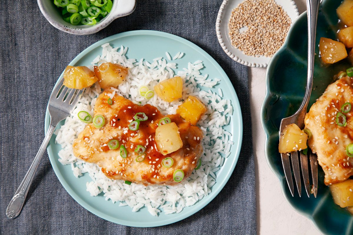 Pineapple Chicken with Rice