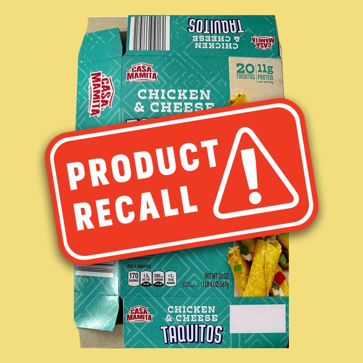 Aldi Just Recalled a Popular Casa Mamita Product Sold in 31 States