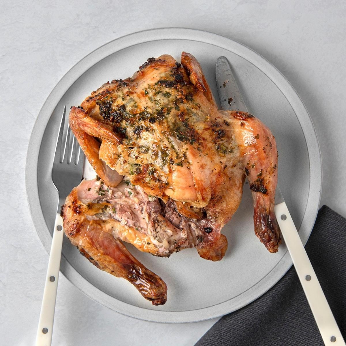 Grilled Cornish Hens