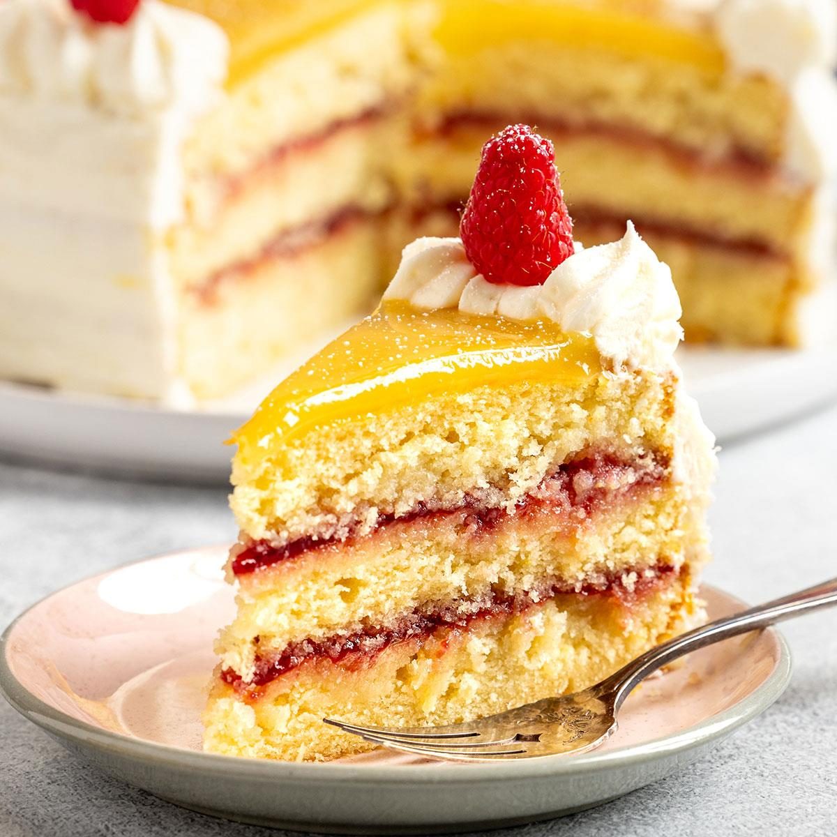Lemon Raspberry Cake