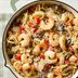 Garlic Shrimp and Mushroom Pasta