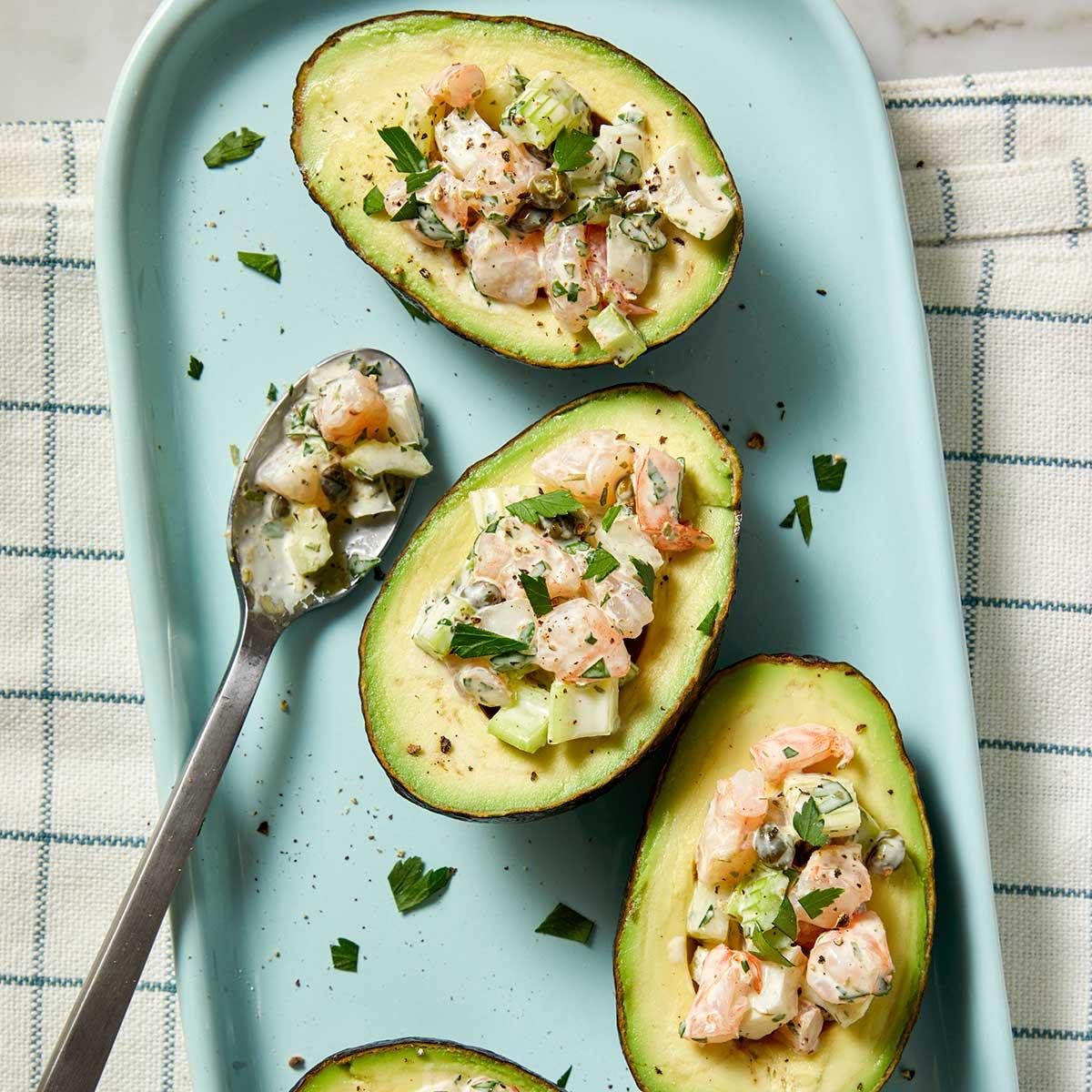 Shrimp Salad-Stuffed Avocados