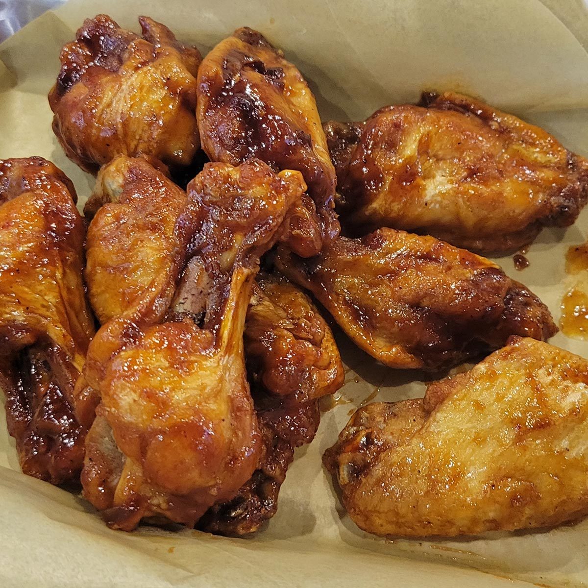 Honey Bbq chicken wings from Buffalo Wild Wings