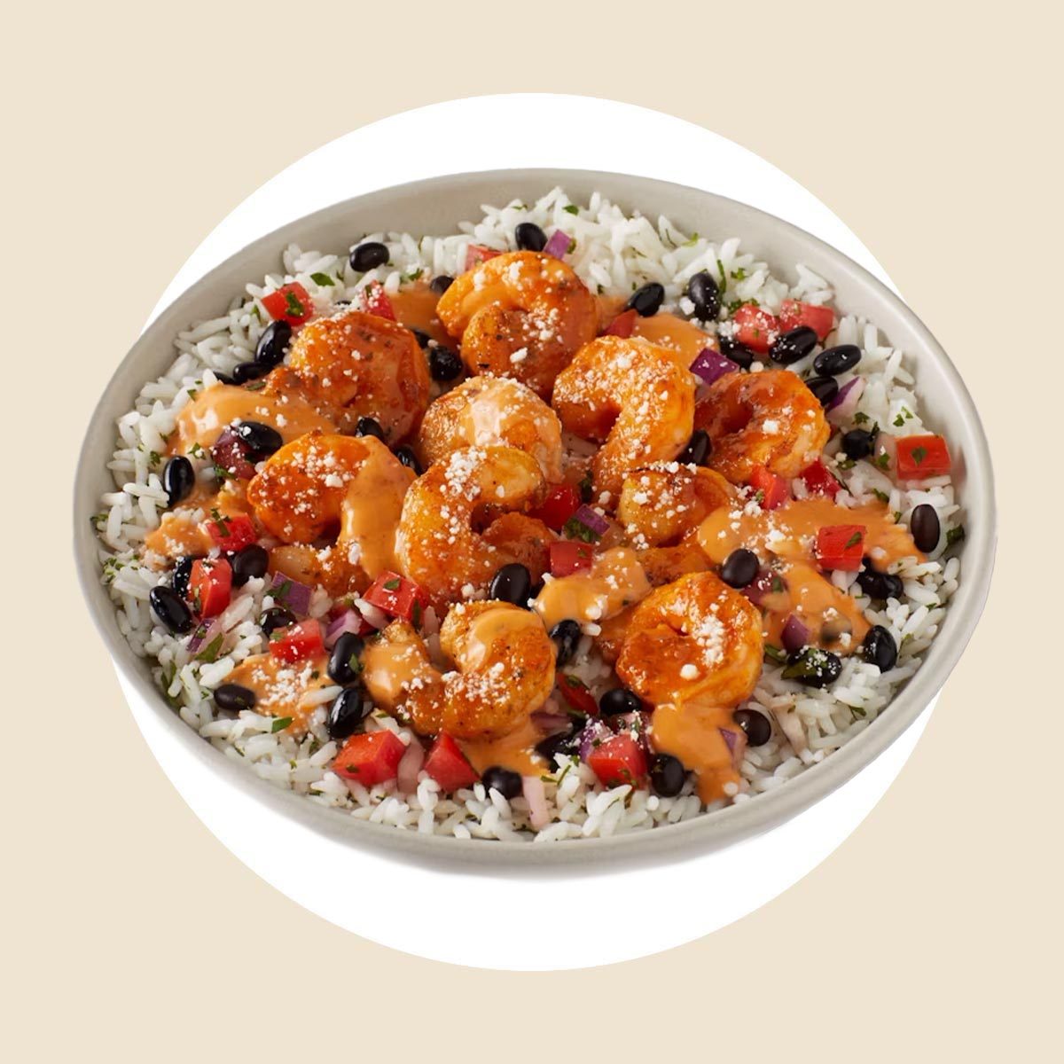 Qdoba Shrimp Bowl 
