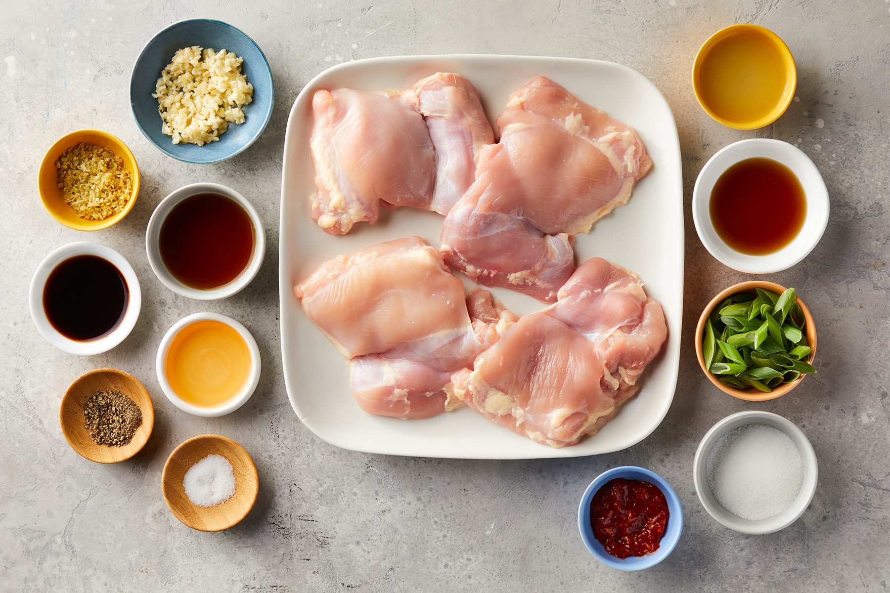 Ingredients for Lemongrass Chicken