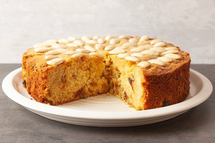 3/4 shot of Dundee Cake