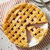 Tart Cherry Rhubarb Pie