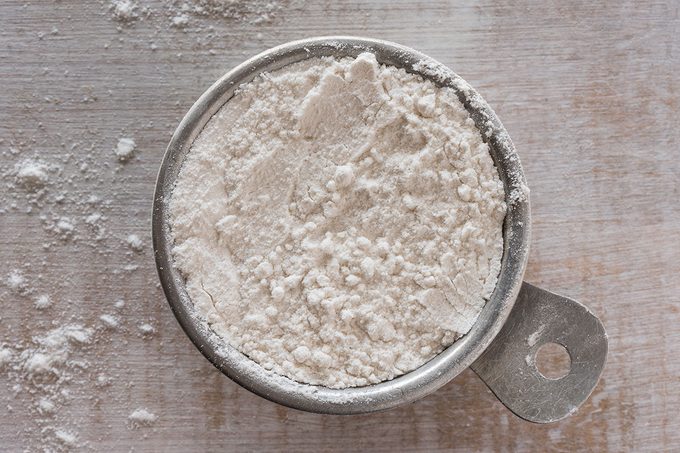 All Purpose Flour in a Measuring Cup