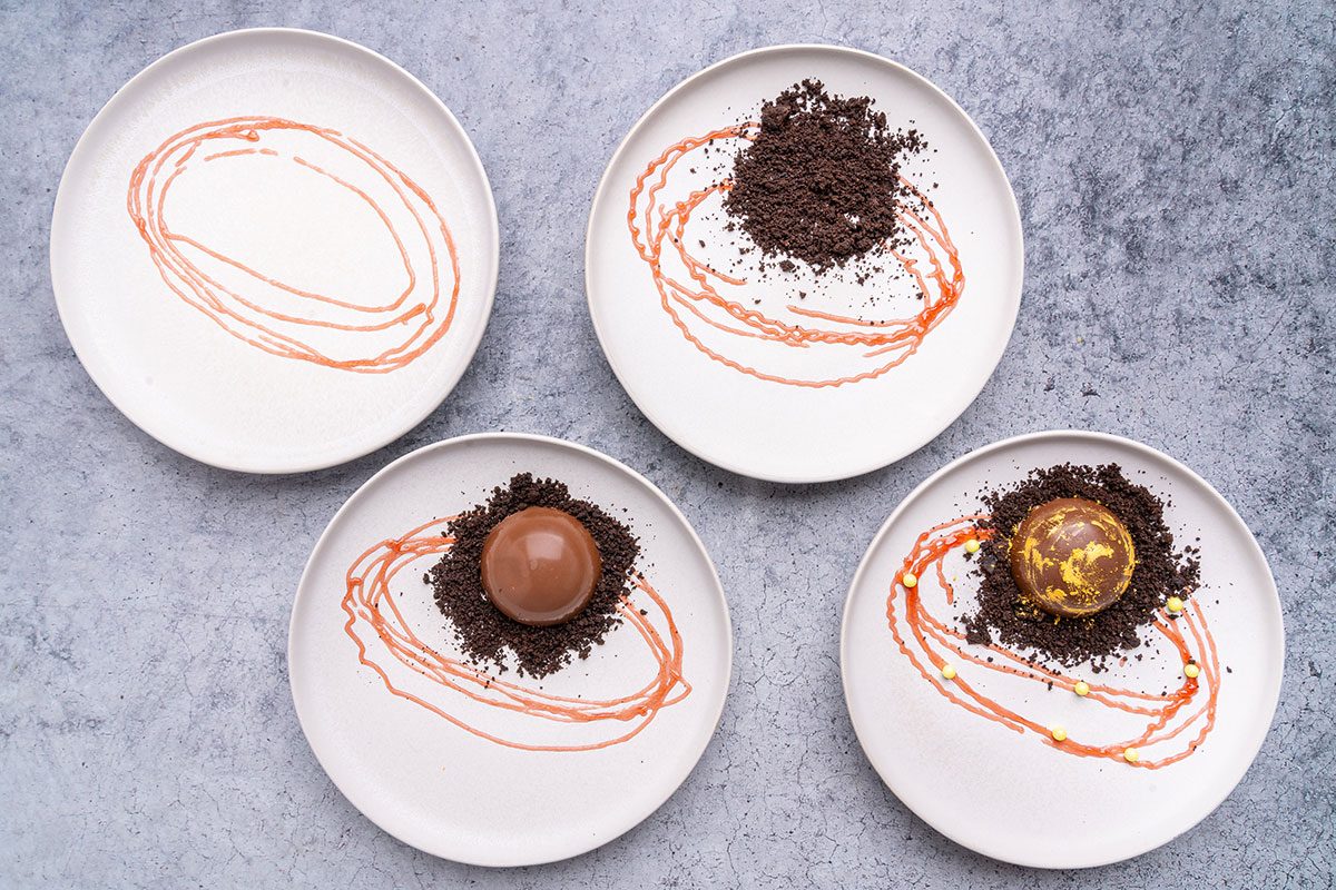 Recreated Homemade Cosmic Cheesecake